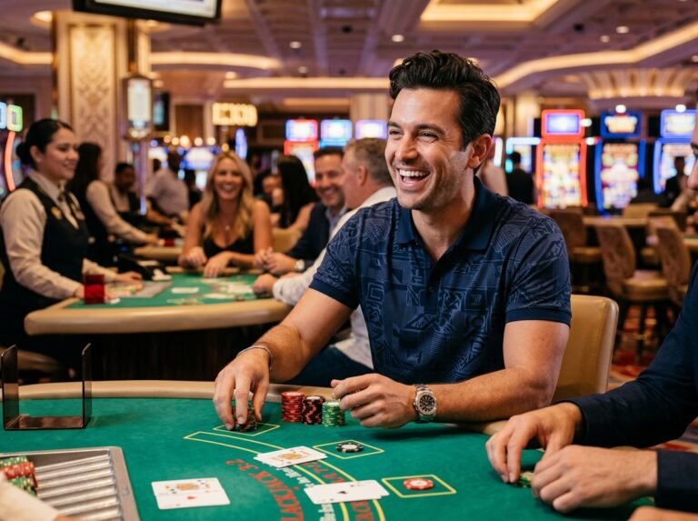 scatter free bonus - Happy person playing