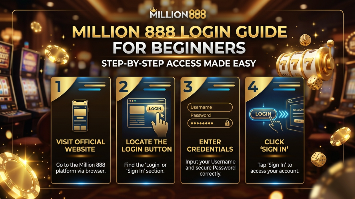 Million 888 Login Guide for Beginners: Step-by-Step Access Made Easy