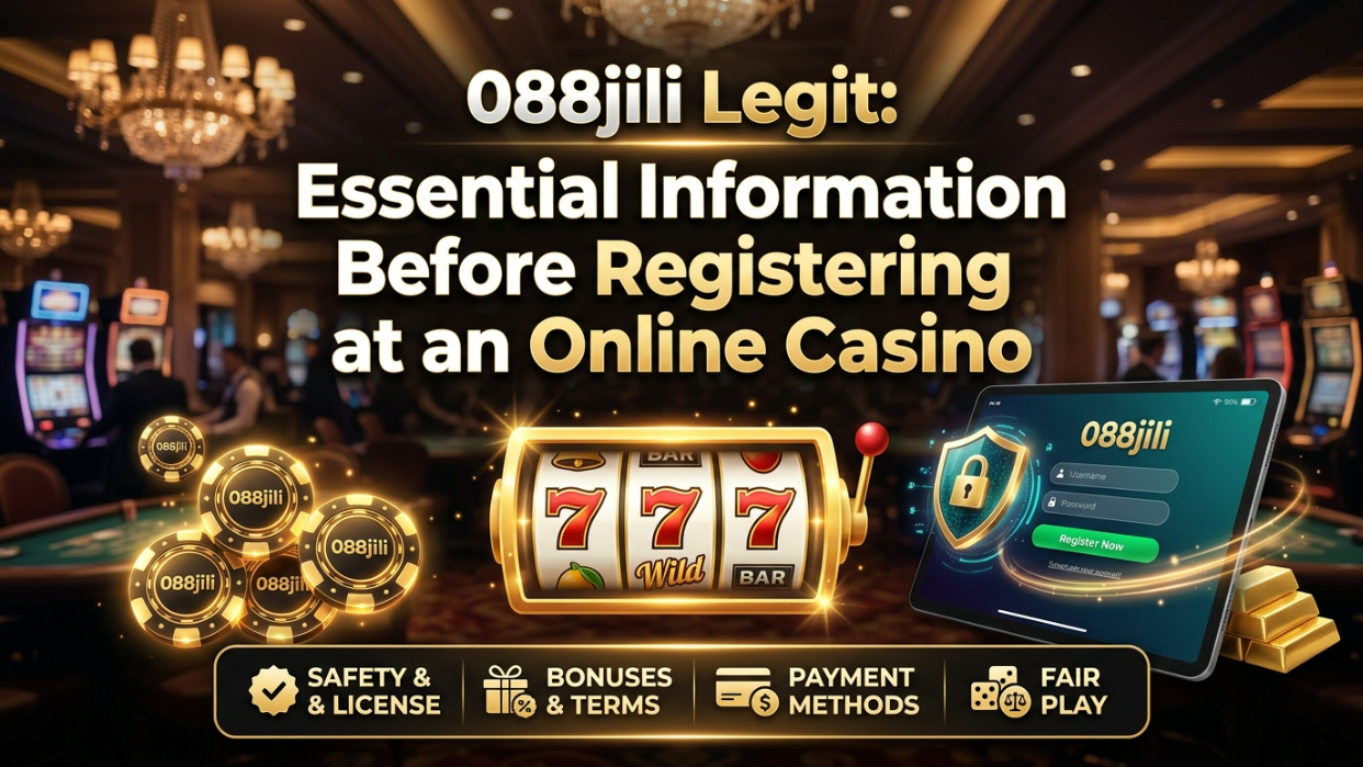088jili Legit: Essential Information Before Registering at an Online Casino